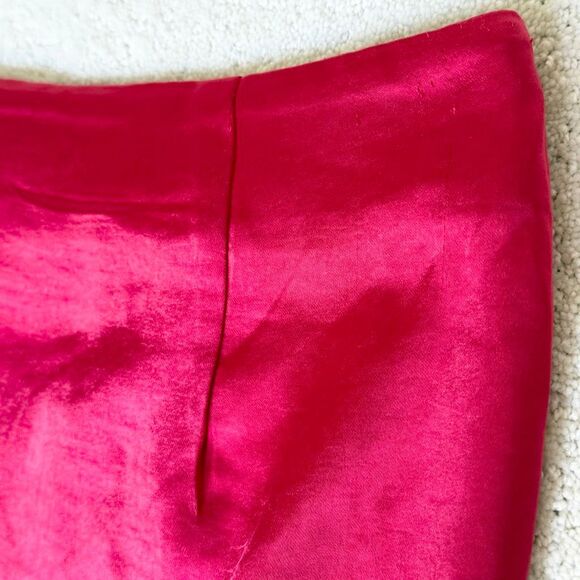 Princess Polly Selby Red Satin Mini Skirt - US Women’s 6 - Picture 4 of 11